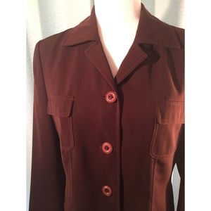 Armani Exchange A/X Brown Jacket Size 10